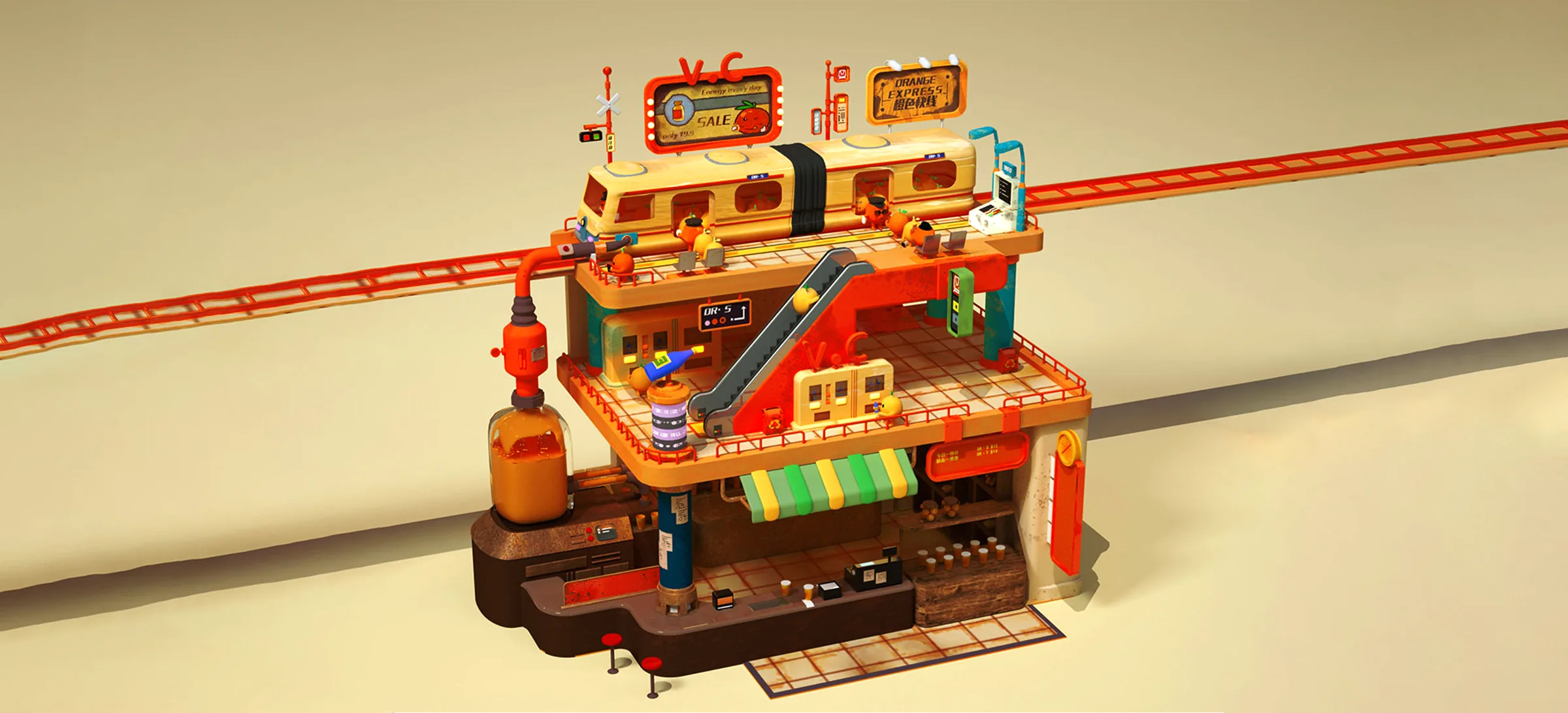 3D 建模渲染效果 04